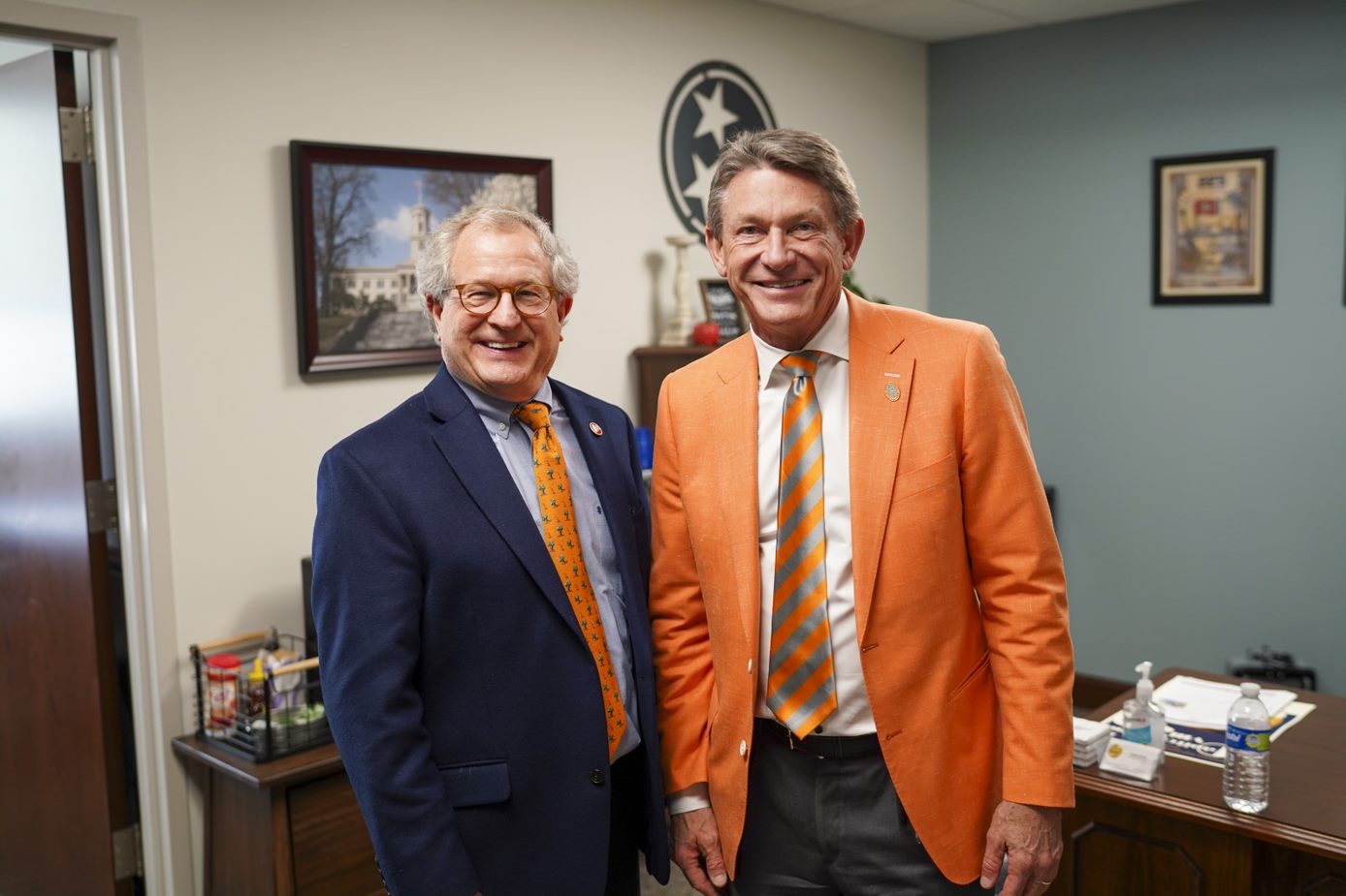 President Boyd with Chairman White
