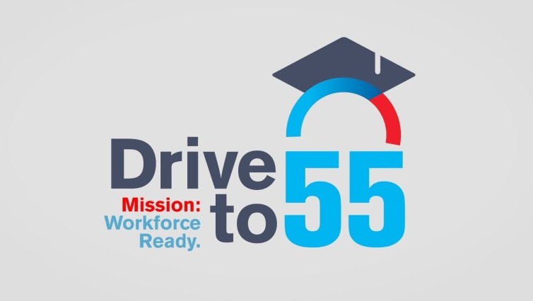 Drive to 55 Logo